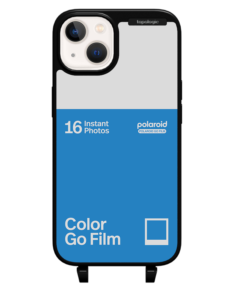 Polaroid x Topologie Bump Phone Case / Matte Black / Color Go Film Azure