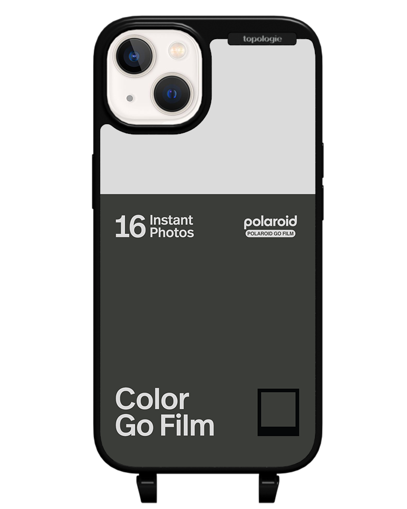 Polaroid x Topologie Bump Phone Case / Matte Black / Color Go Film Black