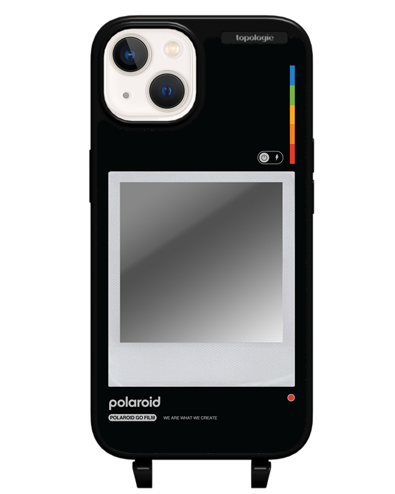 Polaroid x Topologie Bump Phone Case / Matte Black / Silver Mirror / Frame Black
