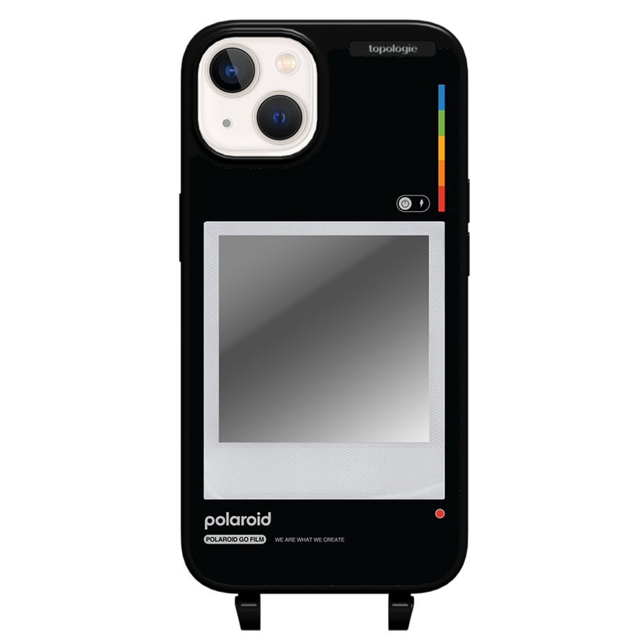 Polaroid x Topologie Bump Phone Case / Matte Black / Silver Mirror / Frame Black