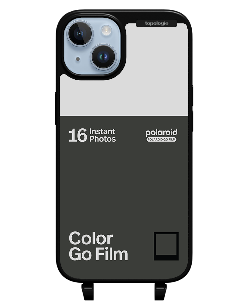 Polaroid x Topologie Bump Phone Case / Matte Black / Color Go Film Black