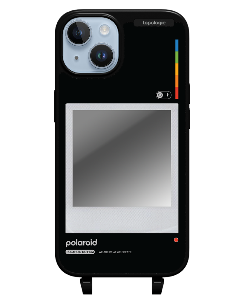 Polaroid x Topologie Bump Phone Case / Matte Black / Silver Mirror / Frame Black