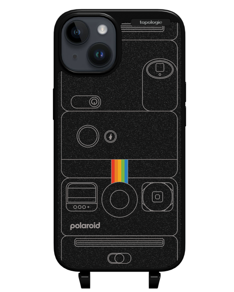 Polaroid x Topologie Bump Phone Case / Matte Black / Camera Black