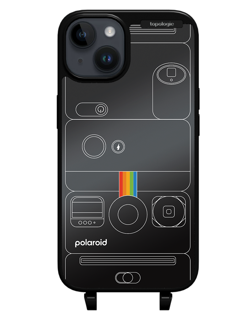 Polaroid x Topologie Bump Phone Case / Matte Black / Black Mirror / Camera Black