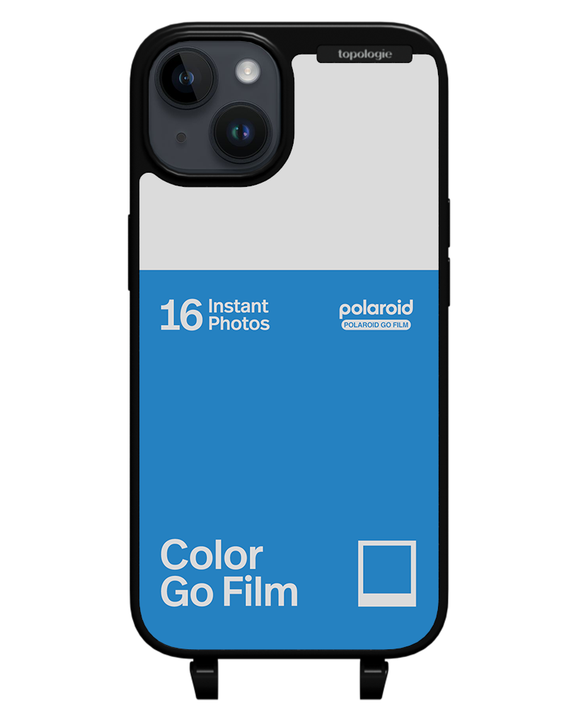 Polaroid x Topologie Bump Phone Case / Matte Black / Color Go Film Azure