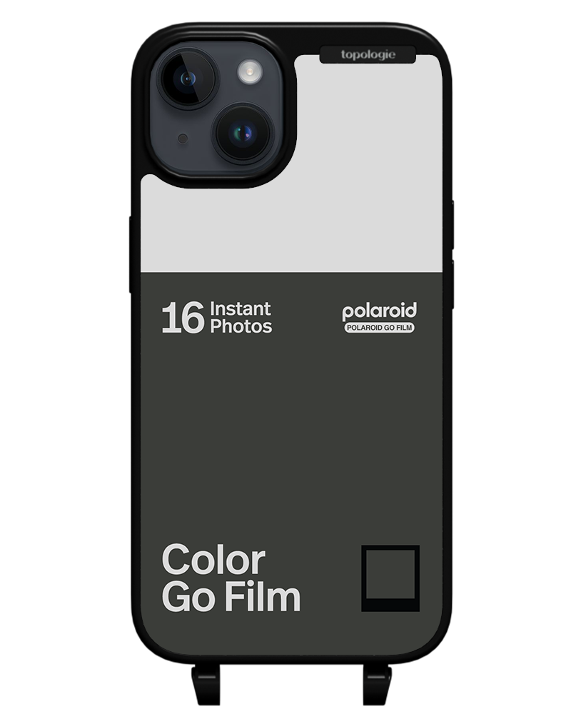 Polaroid x Topologie Bump Phone Case / Matte Black / Color Go Film Black