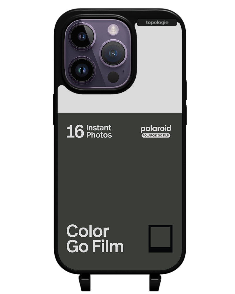 Polaroid x Topologie Bump Phone Case / Matte Black / Color Go Film Black