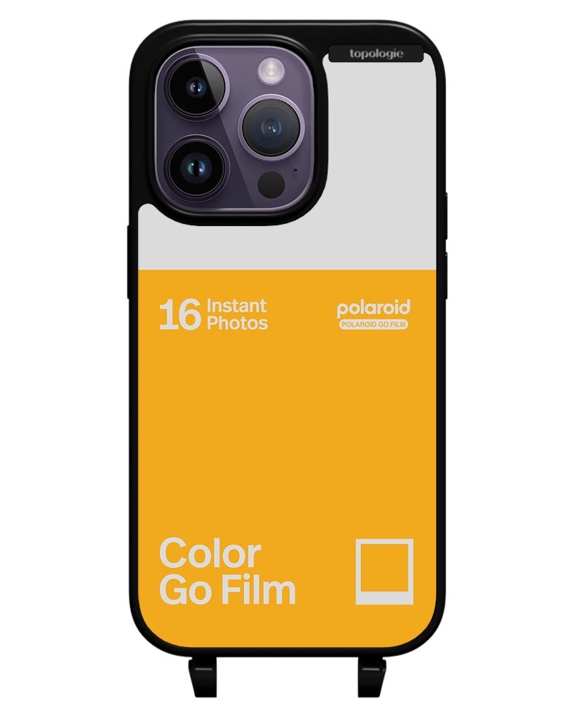 Polaroid x Topologie Bump Phone Case / Matte Black / Color Go Film Sunset