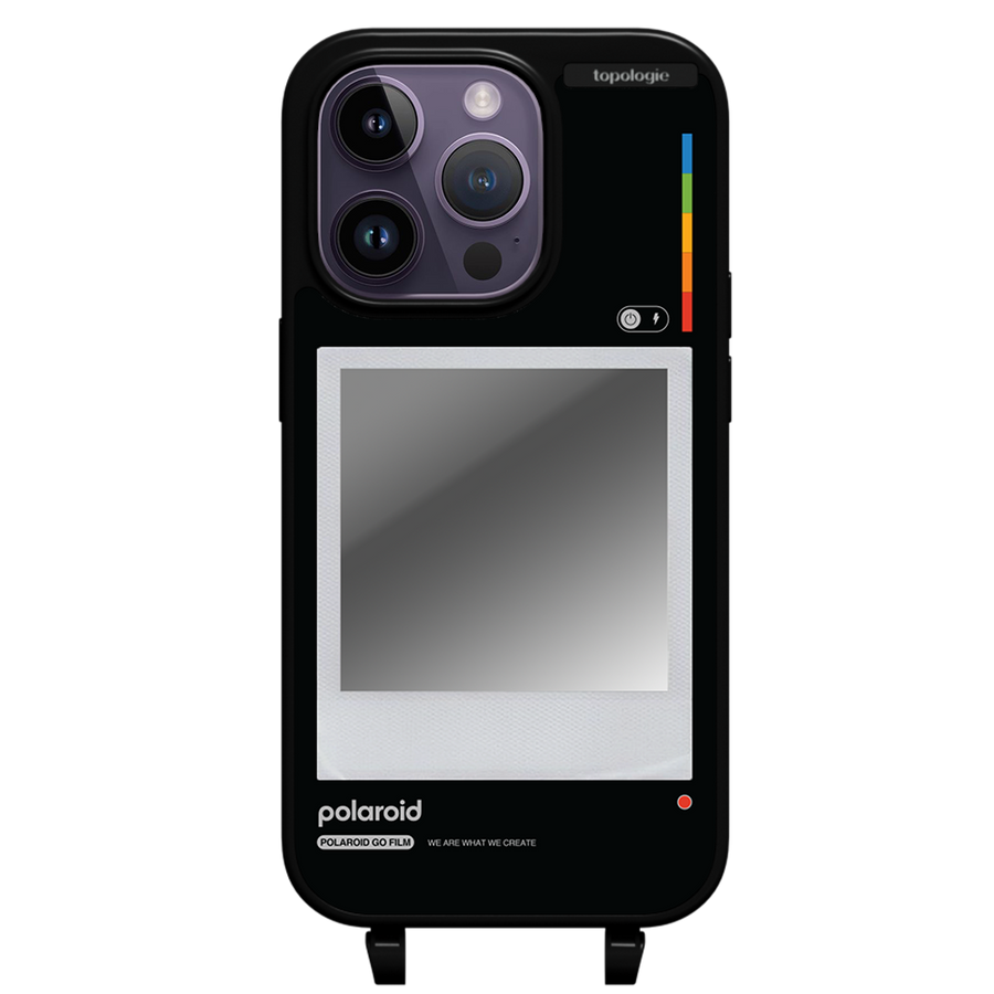 Polaroid x Topologie Bump Phone Case / Matte Black / Silver Mirror / Frame Black