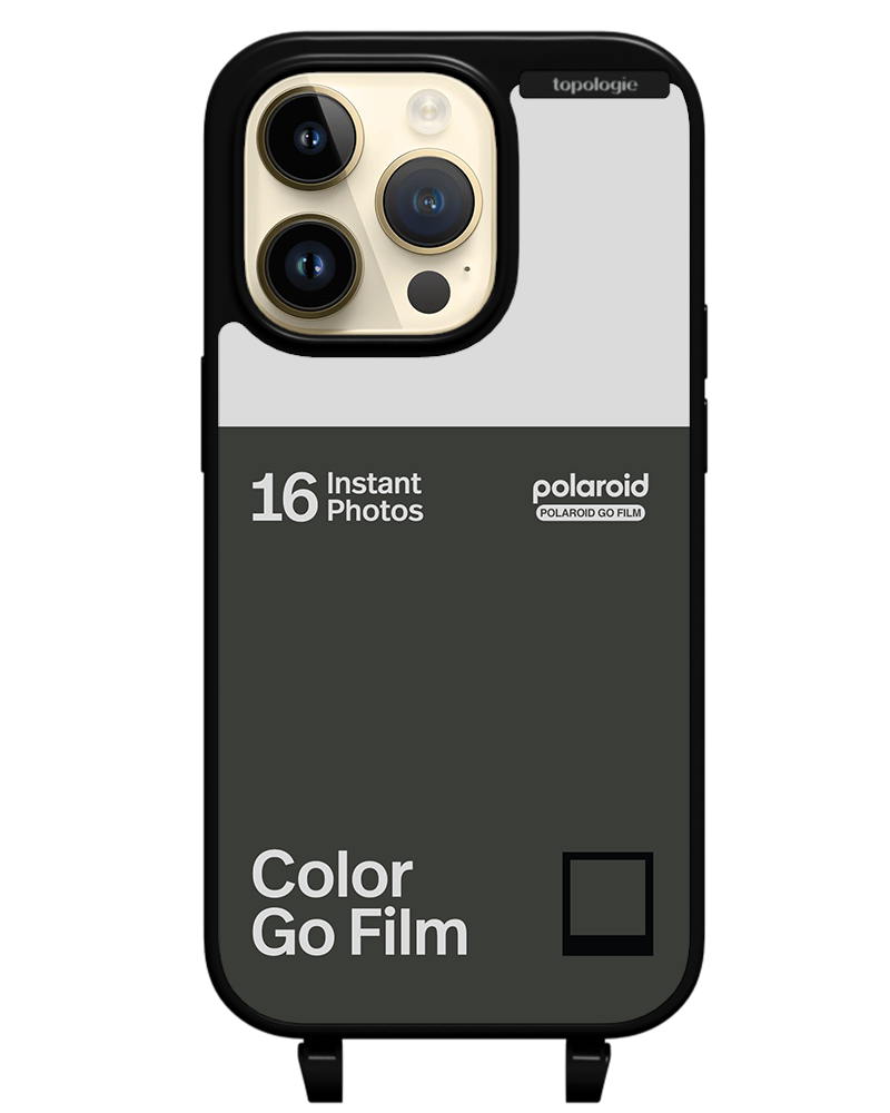 Polaroid x Topologie Bump Phone Case / Matte Black / Color Go Film Black
