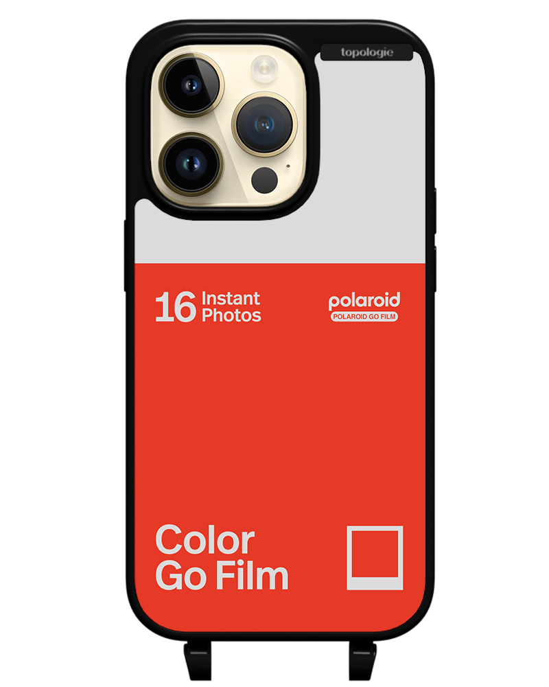 Polaroid x Topologie Bump Phone Case / Matte Black / Color Go Film Chili