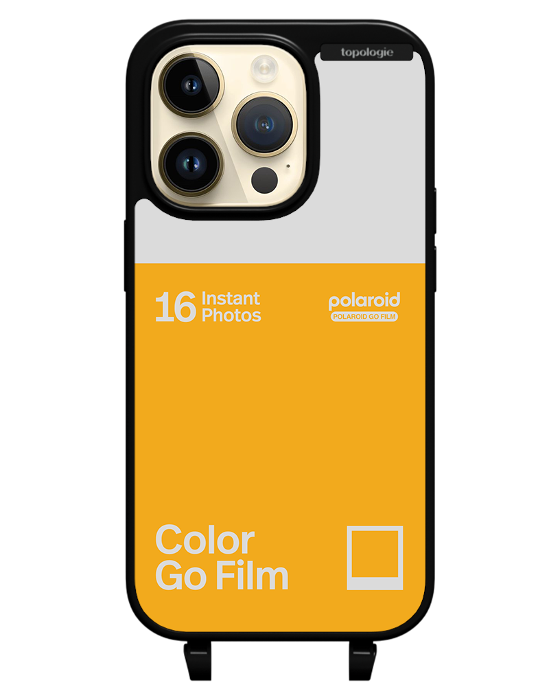 Polaroid x Topologie Bump Phone Case / Matte Black / Color Go Film Sunset