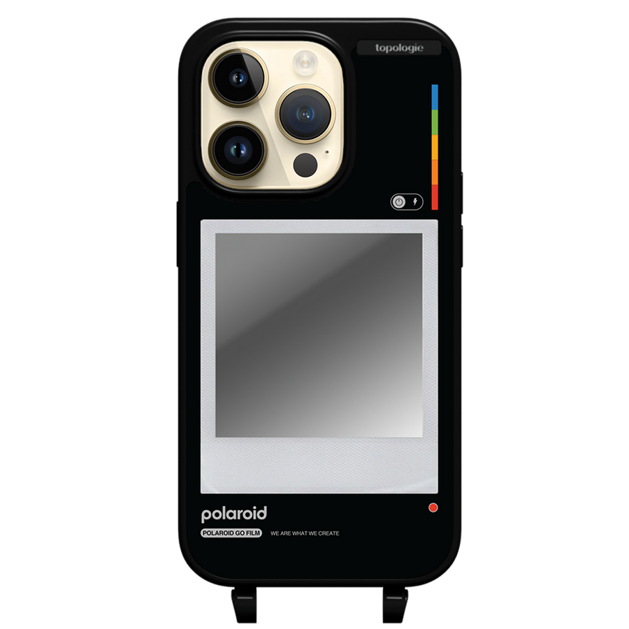 Polaroid x Topologie Bump Phone Case / Matte Black / Silver Mirror / Frame Black