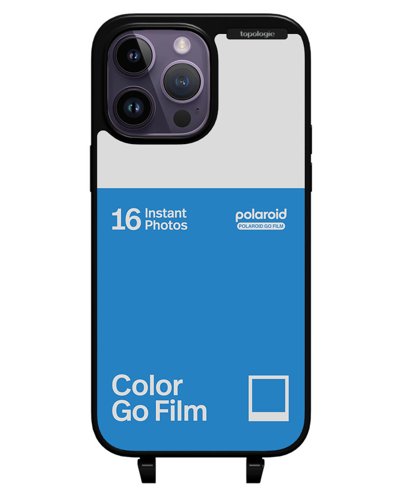 Polaroid x Topologie Bump Phone Case / Matte Black / Color Go Film Azure