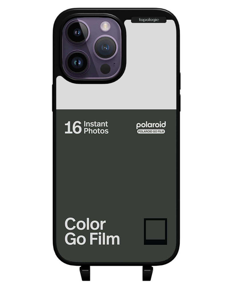 Polaroid x Topologie Bump Phone Case / Matte Black / Color Go Film Black