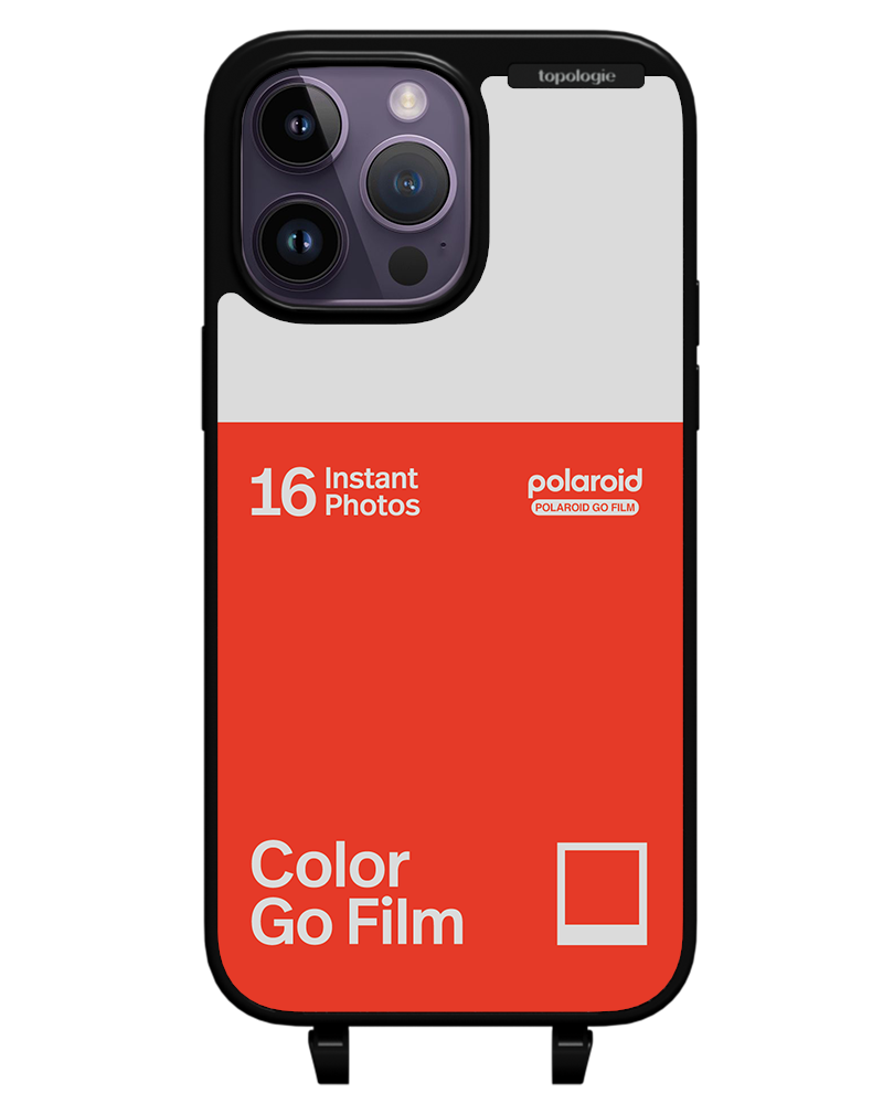 Polaroid x Topologie Bump Phone Case / Matte Black / Color Go Film Chili