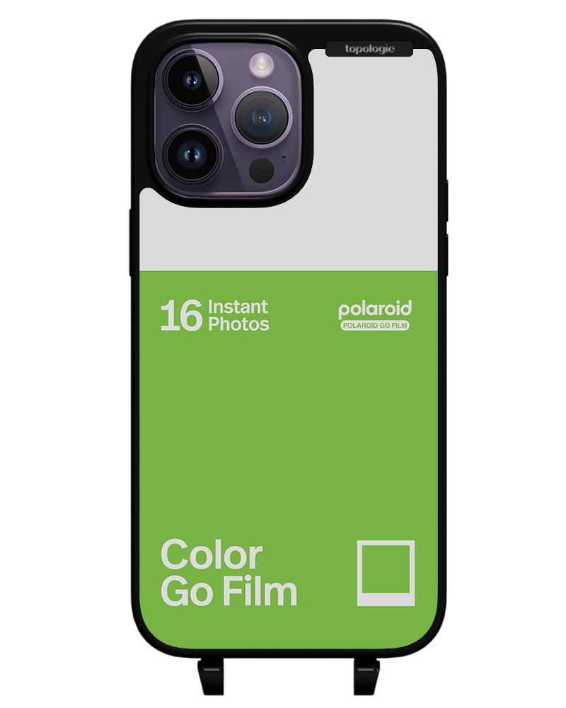 Polaroid x Topologie Bump Phone Case / Matte Black / Color Go Film Spring