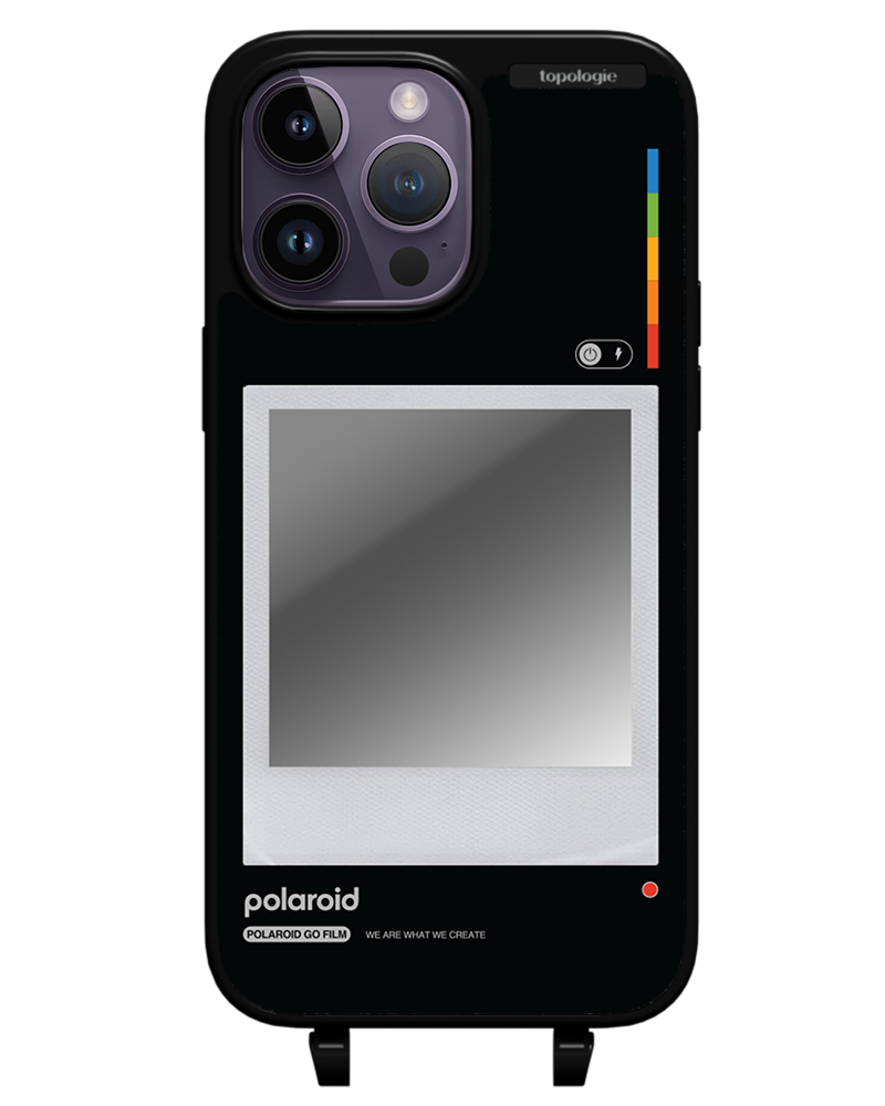 Polaroid x Topologie Bump Phone Case / Matte Black / Silver Mirror / Frame Black