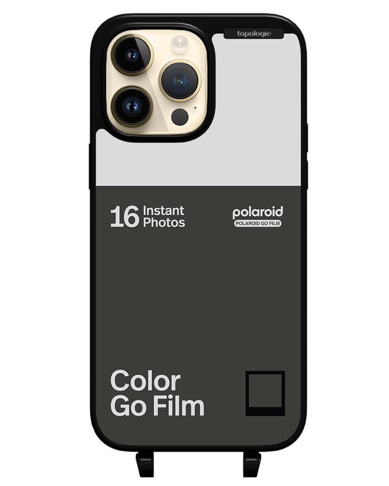 Polaroid x Topologie Bump Phone Case / Matte Black / Color Go Film Black