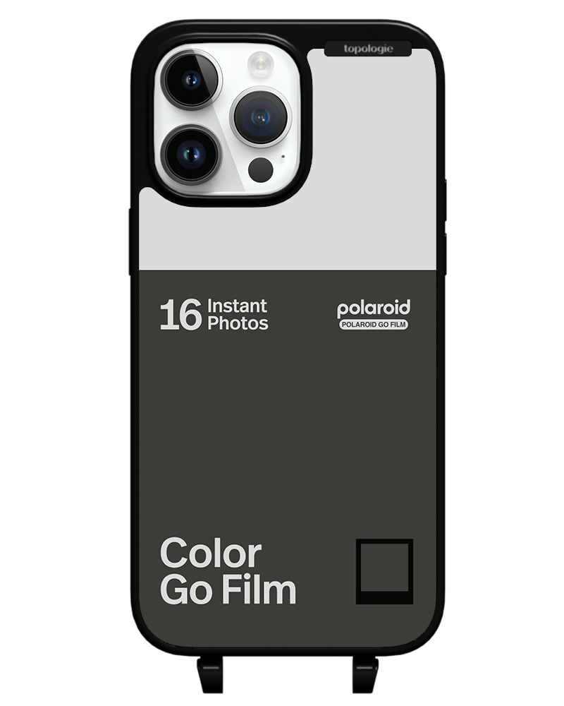 Polaroid x Topologie Bump Phone Case / Matte Black / Color Go Film Black