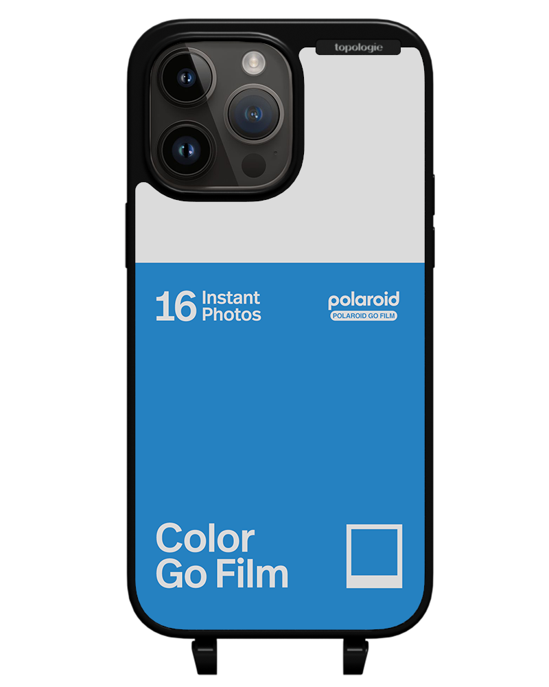 Polaroid x Topologie Bump Phone Case / Matte Black / Color Go Film Azure