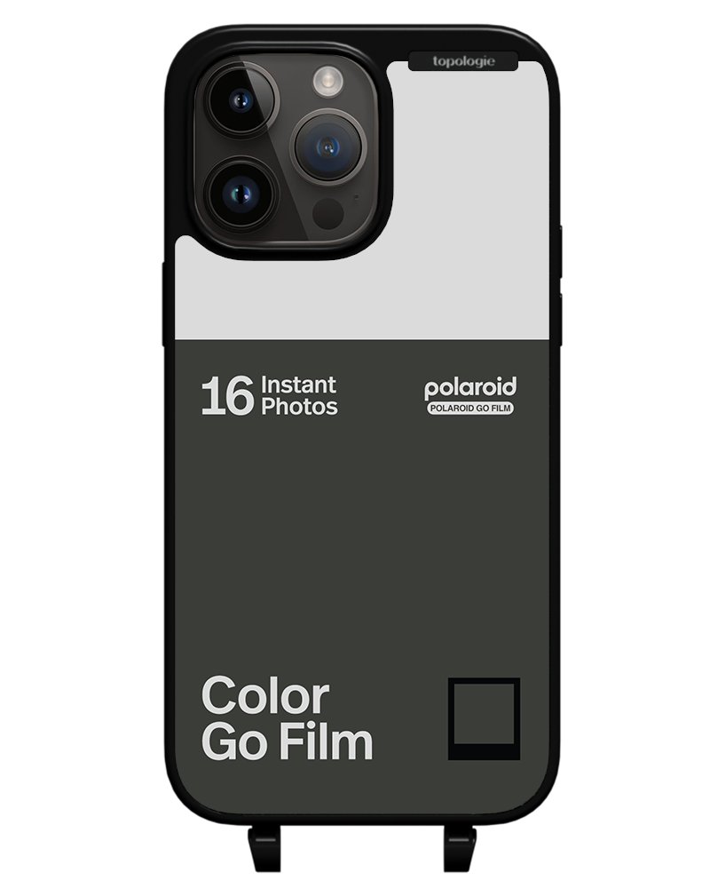 Polaroid x Topologie Bump Phone Case / Matte Black / Color Go Film Black