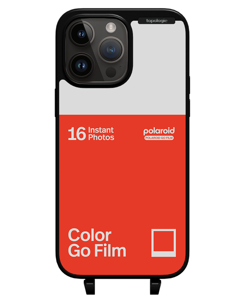 Polaroid x Topologie Bump Phone Case / Matte Black / Color Go Film Chili