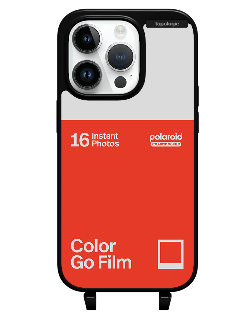 Polaroid x Topologie Bump Phone Case / Matte Black / Color Go Film Chili