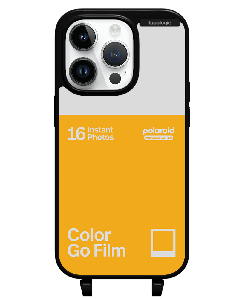 Polaroid x Topologie Bump Phone Case / Matte Black / Color Go Film Sunset