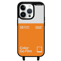 Polaroid x Topologie Bump Phone Case / Matte Black / Color Go Film Tangerine