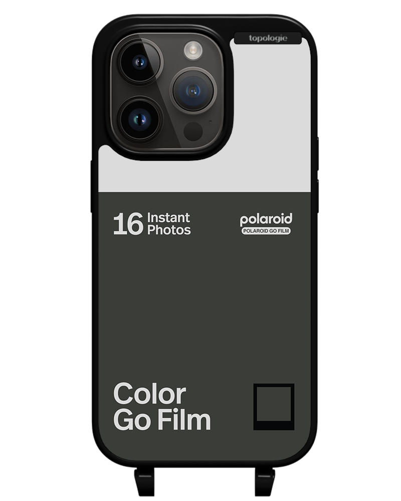 Polaroid x Topologie Bump Phone Case / Matte Black / Color Go Film Black