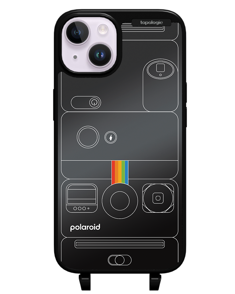 Polaroid x Topologie Bump Phone Case / Matte Black / Black Mirror / Camera Black