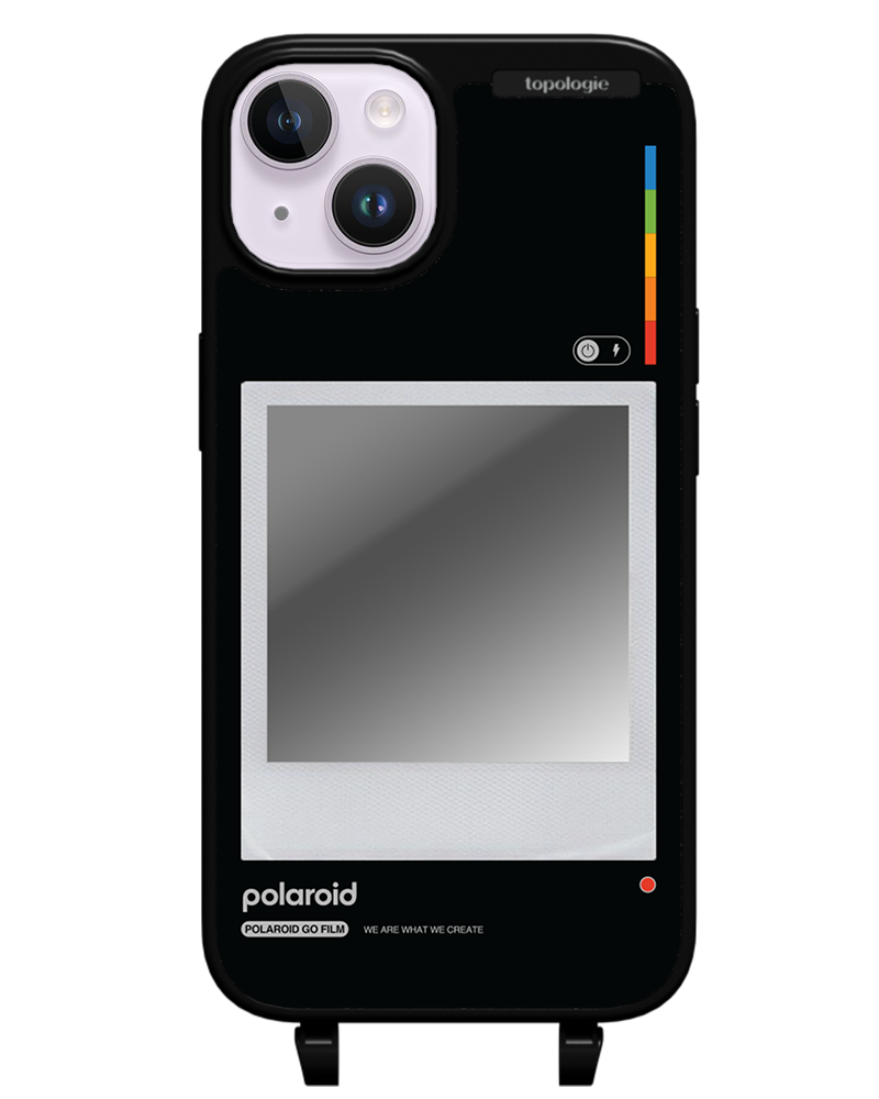 Polaroid x Topologie Bump Phone Case / Matte Black / Silver Mirror / Frame Black