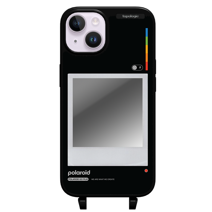 Polaroid x Topologie Bump Phone Case / Matte Black / Silver Mirror / Frame Black