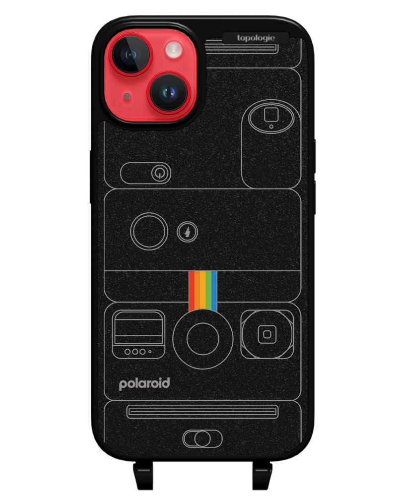 Polaroid x Topologie Bump Phone Case / Matte Black / Camera Black
