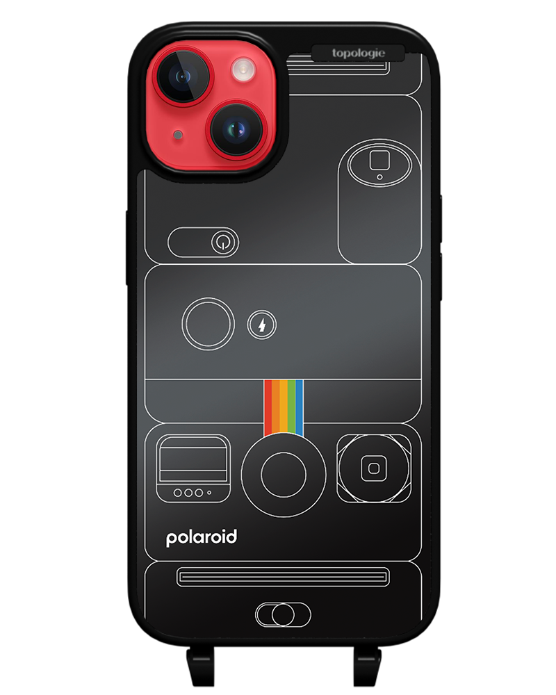 Polaroid x Topologie Bump Phone Case / Matte Black / Black Mirror / Camera Black