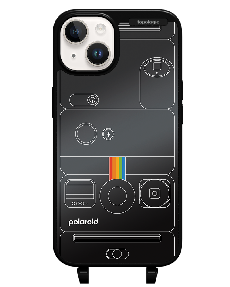 Polaroid x Topologie Bump Phone Case / Matte Black / Black Mirror / Camera Black