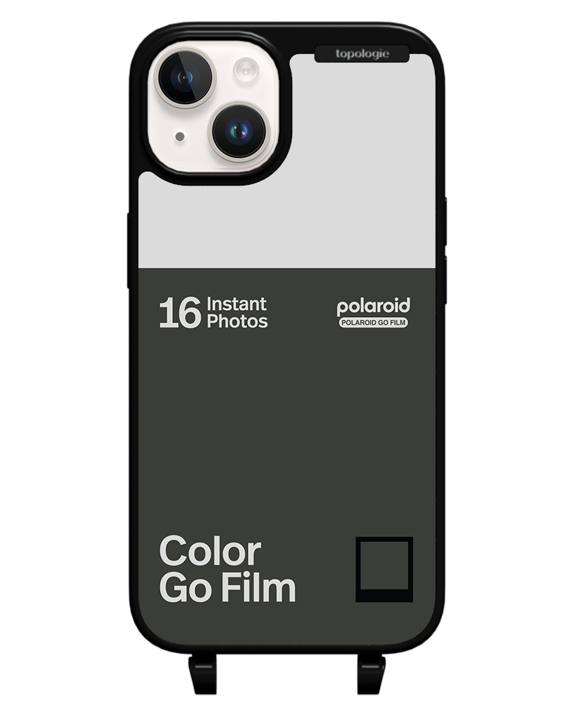 Polaroid x Topologie Bump Phone Case / Matte Black / Color Go Film Black