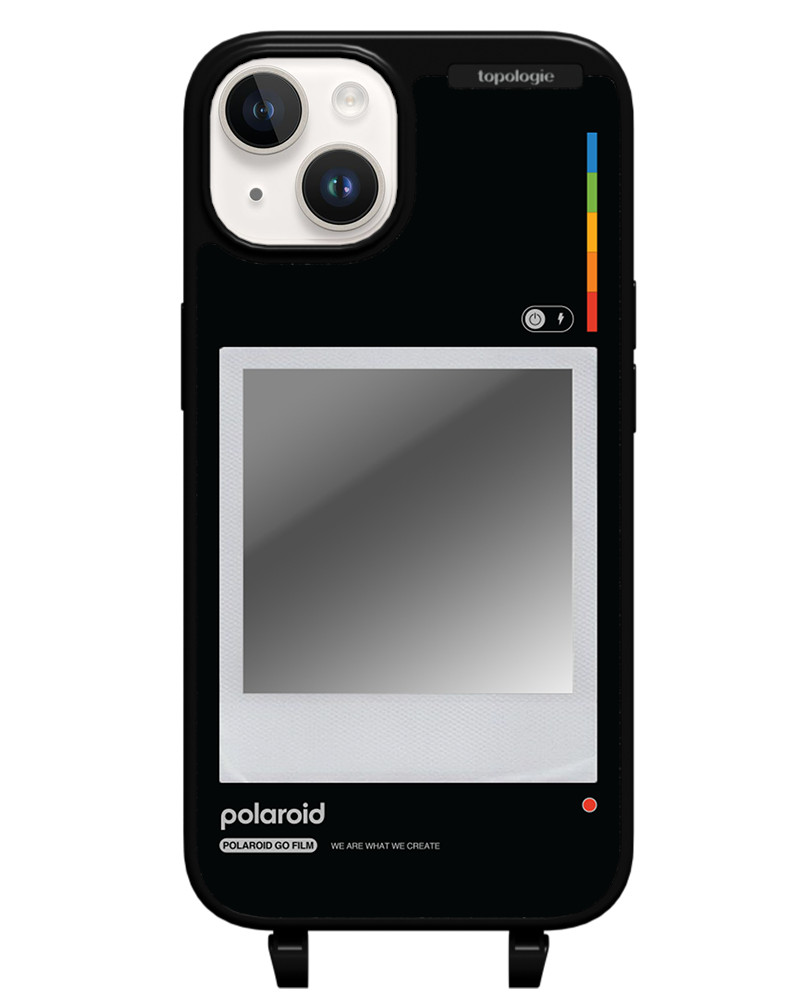 Polaroid x Topologie Bump Phone Case / Matte Black / Silver Mirror / Frame Black