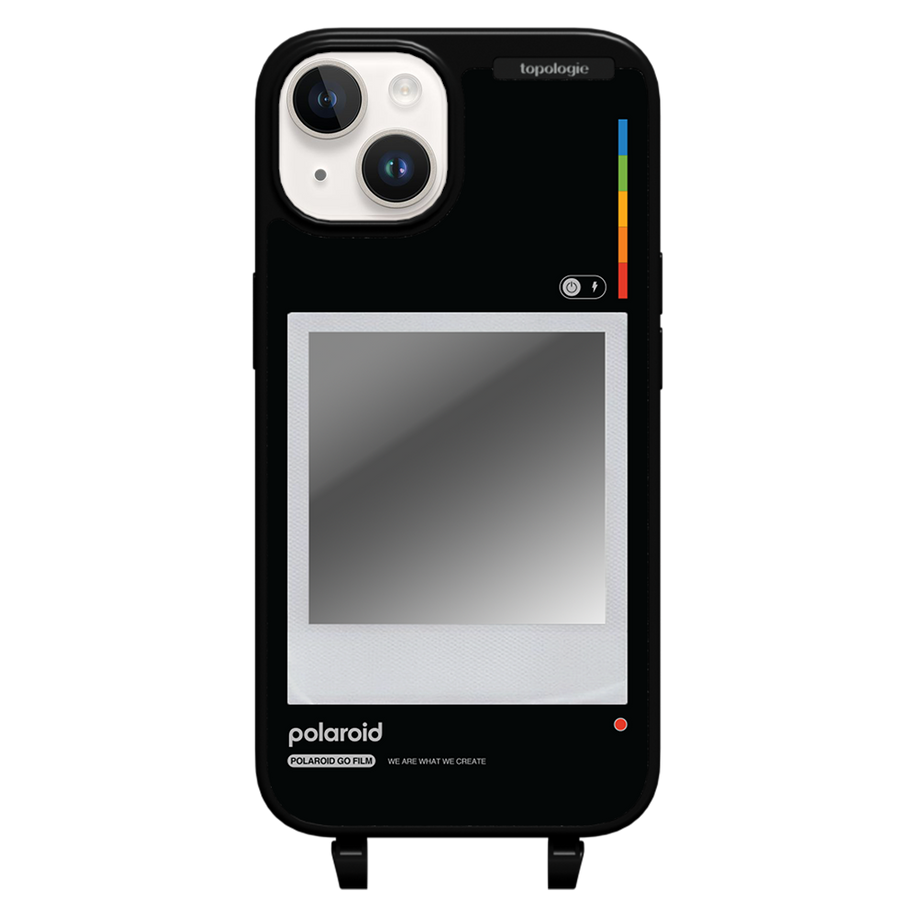 Polaroid x Topologie Bump Phone Case / Matte Black / Silver Mirror / Frame Black