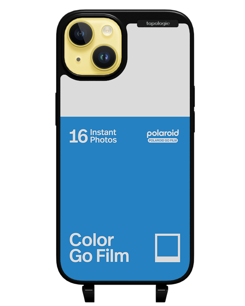 Polaroid x Topologie Bump Phone Case / Matte Black / Color Go Film Azure