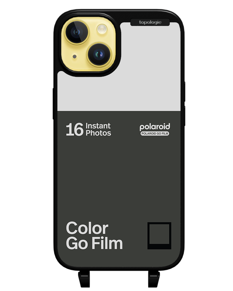 Polaroid x Topologie Bump Phone Case / Matte Black / Color Go Film Black