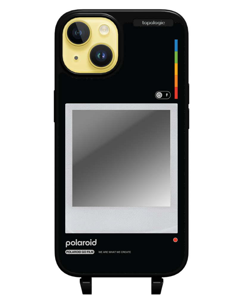 Polaroid x Topologie Bump Phone Case / Matte Black / Silver Mirror / Frame Black