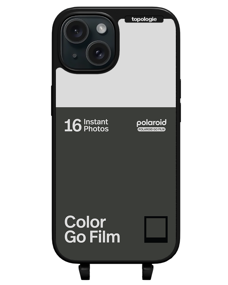 Polaroid x Topologie Bump Phone Case / Matte Black / Color Go Film Black
