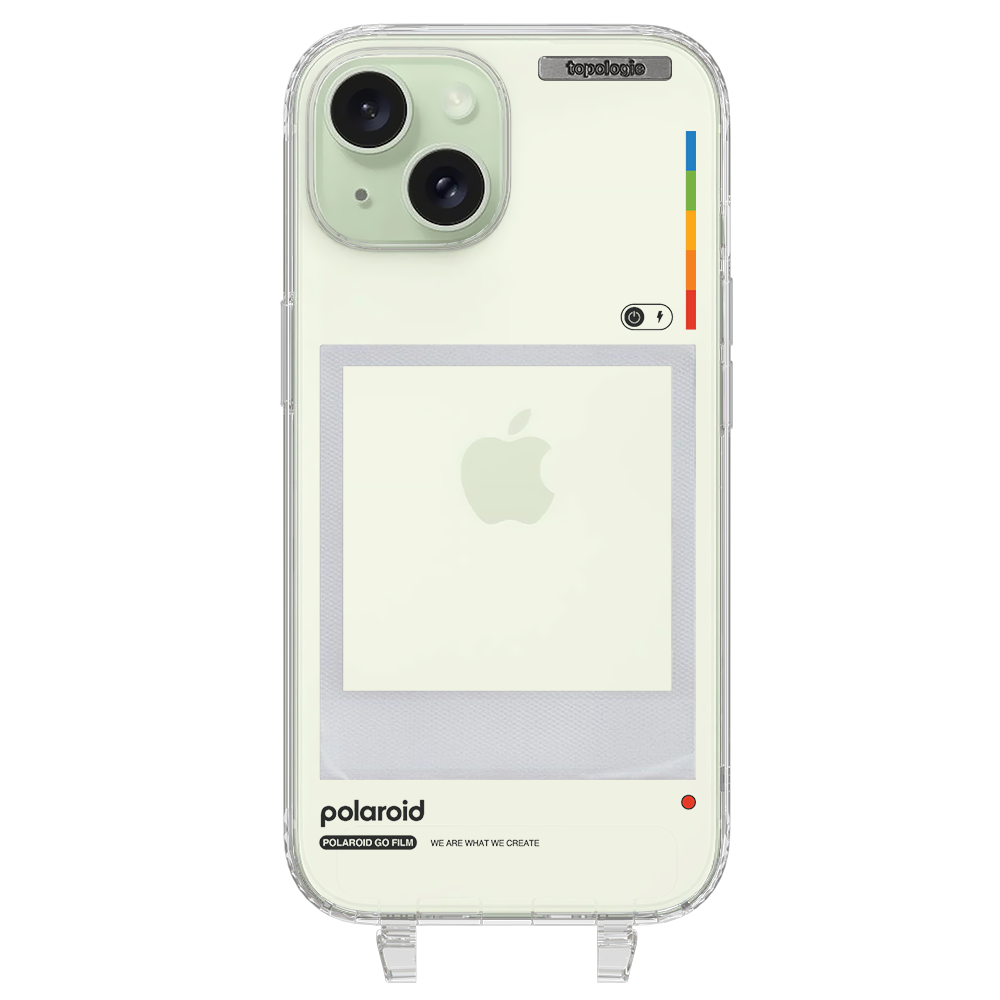 Polaroid x Topologie Bump Phone Case / Clear / Frame Clear
