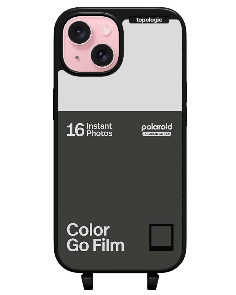 Polaroid x Topologie Bump Phone Case / Matte Black / Color Go Film Black