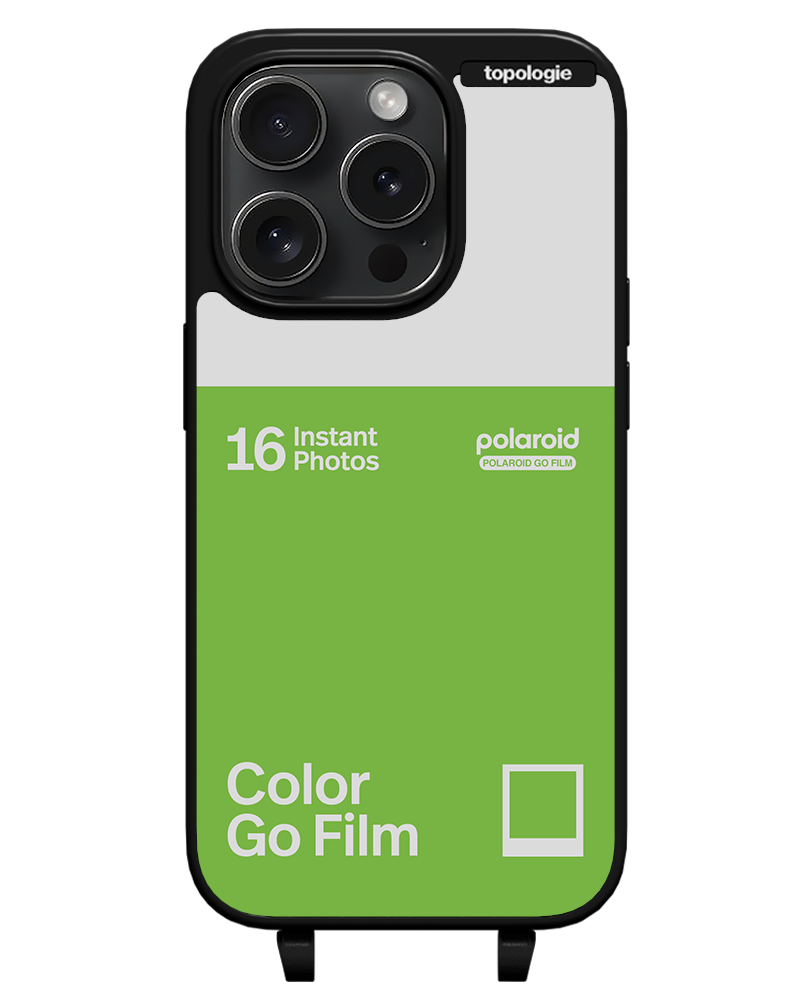Polaroid x Topologie Bump Phone Case / Matte Black / Color Go Film Spring