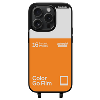 Polaroid x Topologie Bump Phone Case / Matte Black / Color Go Film Tangerine