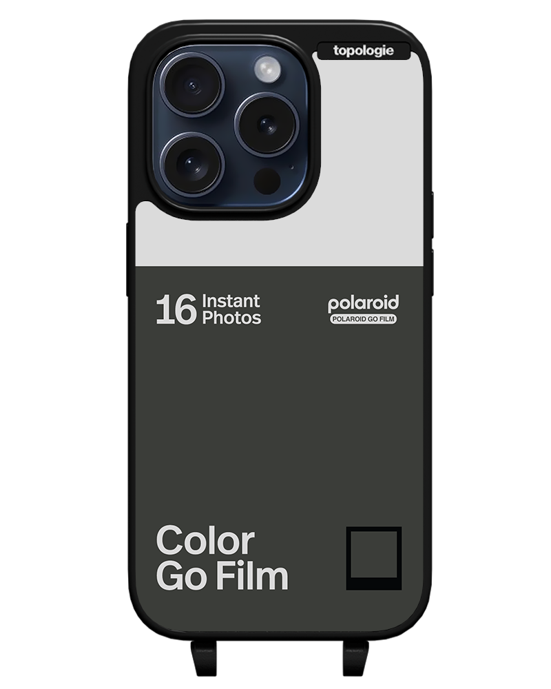 Polaroid x Topologie Bump Phone Case / Matte Black / Color Go Film Black