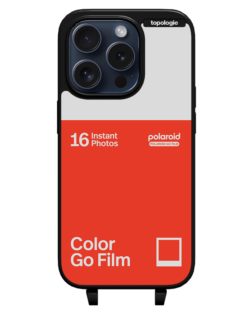 Polaroid x Topologie Bump Phone Case / Matte Black / Color Go Film Chili
